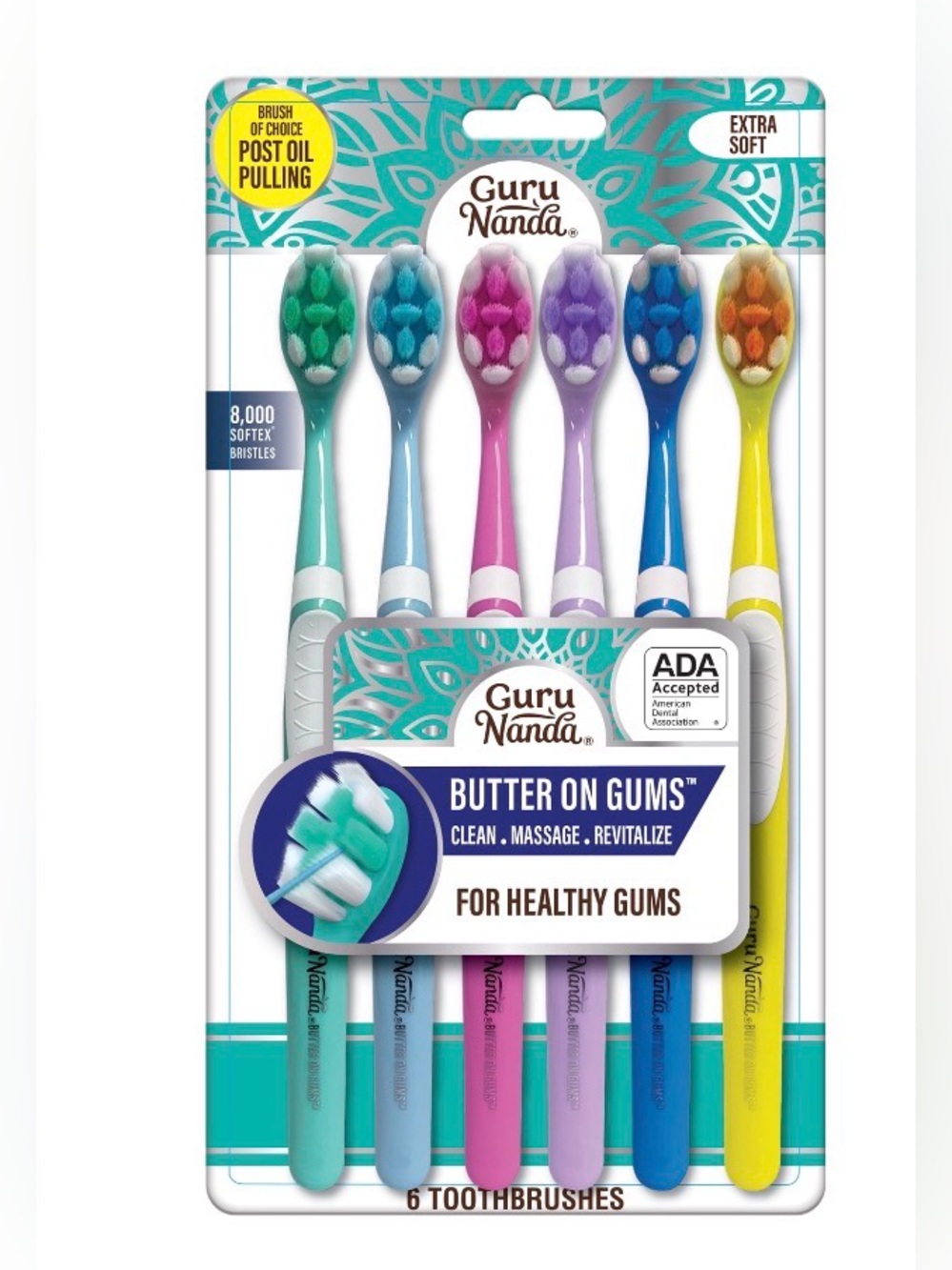 8000 SOFTEX BRISTLE EXTRA SOFT TOOTHBRUSHES